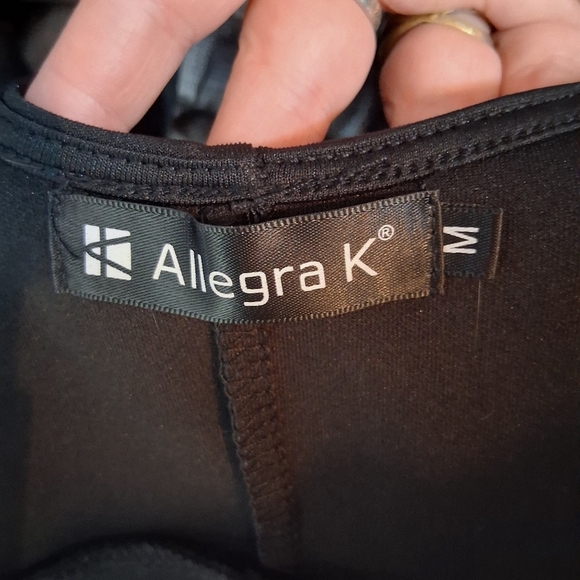 Allegra K Black Dress Medium - Picture 4 of 5